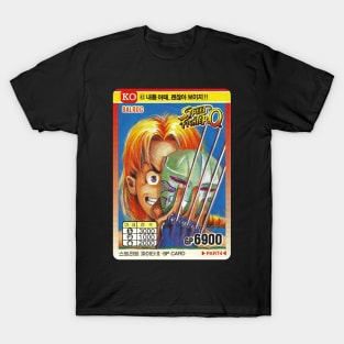 Vega (Balrog) Korean Trading Card - Street Fighter T-Shirt